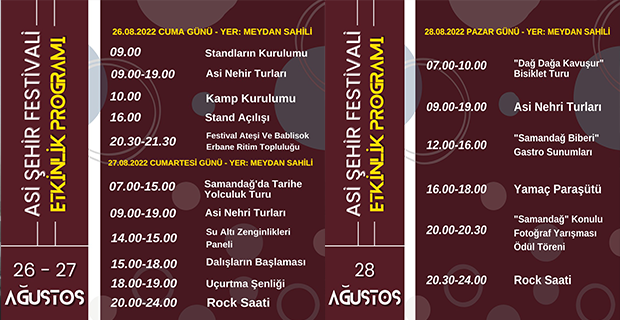 ASİ ŞEHİR FESTİVALİ BAŞLIYOR