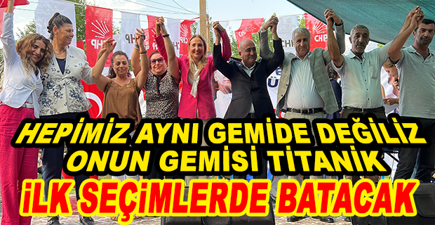 AYLİN NAZLIAKA: HEPİMİZ AYNI GEMİDE DEĞİLİZ. ONUN GEMİSİ TİTANİK, İLK SEÇİMLERDE BATACAK