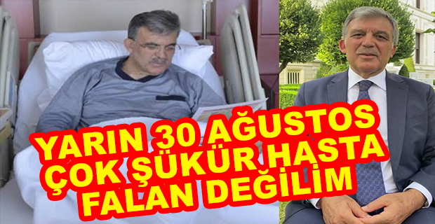 ABDULLAH GÜL O KONUDA İLK KEZ KONUŞTU