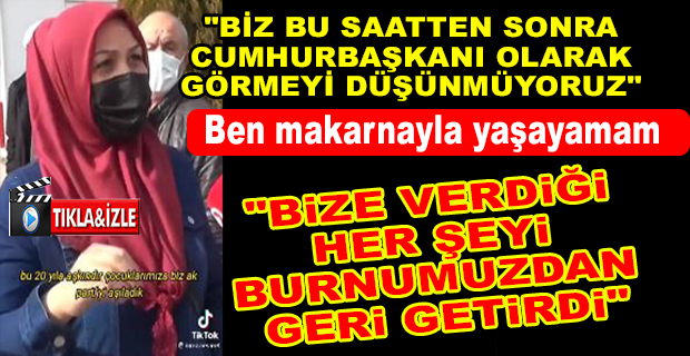 AKP’Lİ KADIN SOKAK RÖPORTAJINDA İSYAN ETTİ: ÜLKECE BİTTİK, HİÇBİR ŞEYİMİZ YOK
