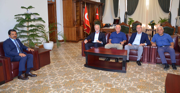 İTSO YÖNETİMİNDEN KAYMAKAM DEMİRYÜREK’E HAYIRLI OLSUN ZİYARETİ