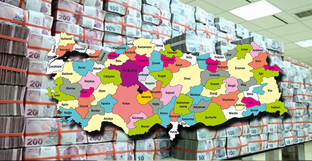 81 İLİN BORÇ HARİTASI AÇIKLANDI