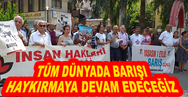 BÜTÜN İNSANLIĞIN ÖZLEMİ OLAN BARIŞ, BİR İNSAN HAKKIDIR. 