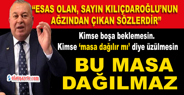 CEMAL ENGİNYURT: BİZİM İÇİN KİMİN NE DEDİĞİNİN HİÇ ÖNEMİ YOK. ESAS OLAN, SAYIN KILIÇDAROĞLU’NUN AĞZINDAN ÇIKAN SÖZLERDİR