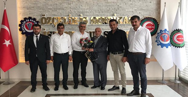  ARSLAN’DAN  İSKENDERUN ÖZÇELİK-İŞ SENDİKASINA ZİYARET