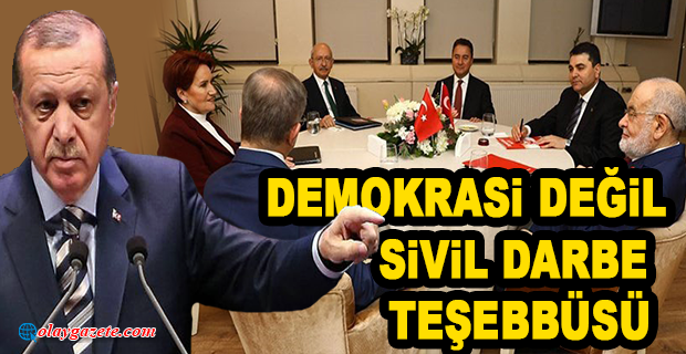 ERDOĞAN YİNE ALTILI MASA