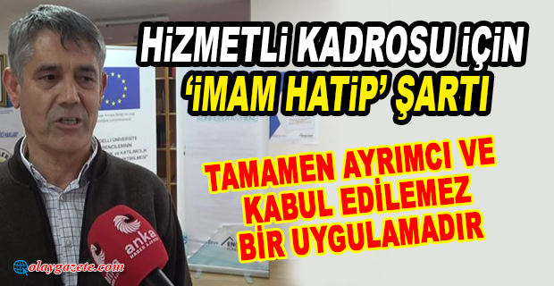 DİYANET İŞLERİ BAŞKANLIĞI, ENGELLİ HİZMETLİ KADROSU İÇİN 