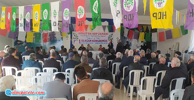 HDP ARSUZ’DA İLK KONGRESİNİ YAPTI