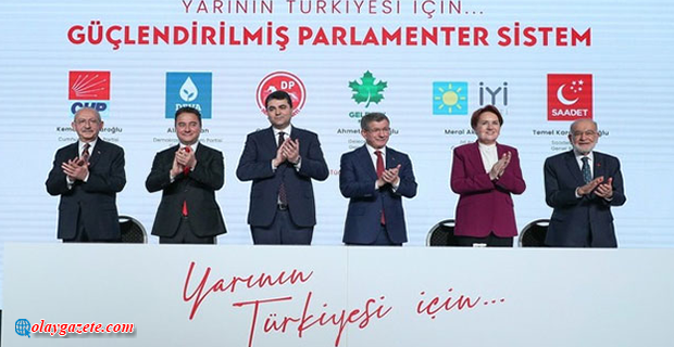 ALTILI MASA’NIN ‘GÜÇLENDİRİLMİŞ PARLAMENTER SİSTEME GEÇİŞ’ ÇALIŞMALARI AÇIKLANDI