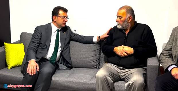 EKREM İMAMOĞLU, SİNAN ATEŞ’İN AİLESİNE TAZİYE ZİYARETİNDE BULUNDU