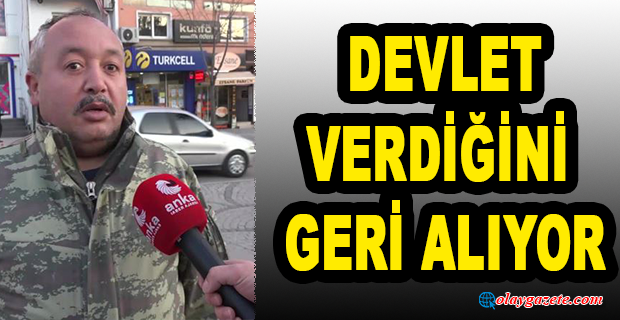 AKSARAYLI VATANDAŞ: OĞLUMLA KIZIM ÇALIŞIYOR, ONLARIN DESTEKLERİ OLMASA AÇIZ.