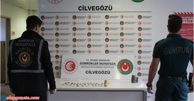 CİLVEGÖZÜ SINIR KAPISINDAN TARİHİ ESER ELE GEÇİRİLDİ