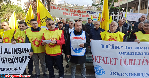 TÜİK’İN “ISMARLAMA” RAKAMLARINA GÖRE DEĞİL, İNSANCA YAŞAMAYA YETECEK BİR ÜCRET İSTİYORUZ!