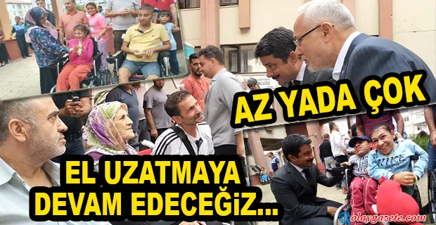 İSKENDERUN BELEDİYESİ 138 TEKERLEKLİ SANDALYE HEDİYE ETTİ