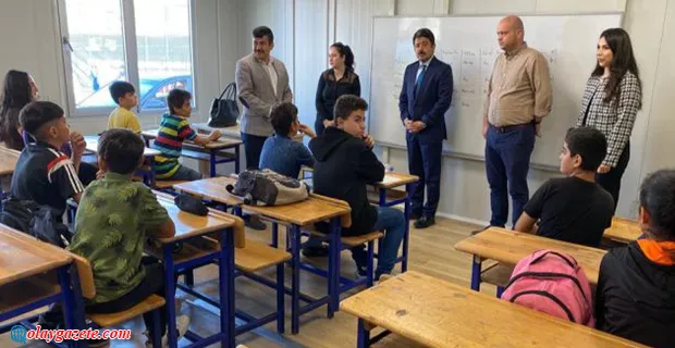 İSKENDERUN’DA KONTEYNER KENTE PREFABRİK OKUL