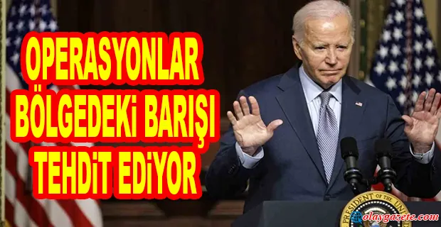 BİDEN’DAN TÜRKİYE’YE SURİYE SUÇLAMASI