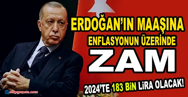 ERDOĞAN’IN MAAŞINA ZAM, DİYANET’E DEV BÜTÇE