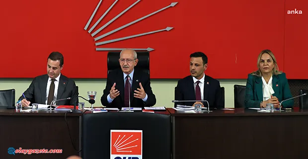 KILIÇDAROĞLU; CHP İSTANBUL İL BAŞKANI ÇELİK, İL YÖNETİMİ VE İLÇE BAŞKANLARINI KABUL ETTİ
