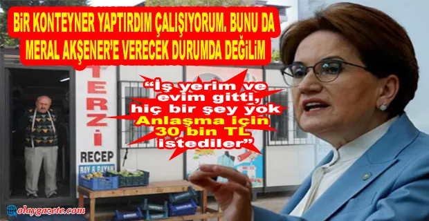 AKŞENER’İN DAVA AÇTIĞI DEPREMZEDE İSYAN ETTİ! 