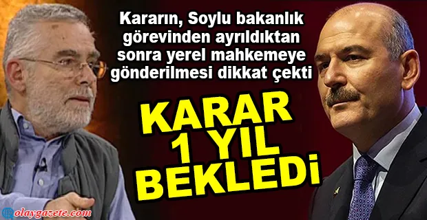 SOYLU’YA BİR KÖTÜ HABER DE YARGITAY’DAN: BASKIN ORAN’A TAZMİNAT ÖDEYECEK