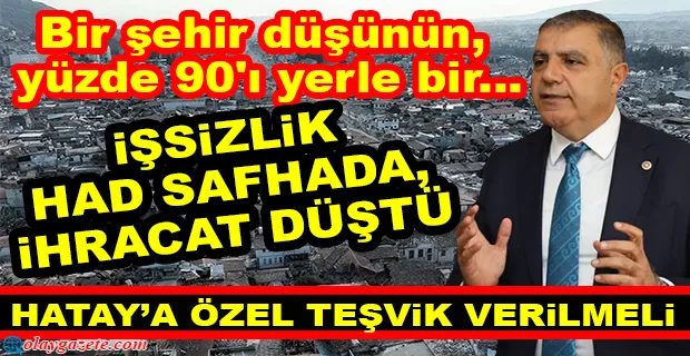 HATAY’IN 30 MAHALLESİNDE HİÇ YAŞAM YOK