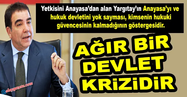 ERDOĞAN TOPRAK: YARGITAY’IN A AYM ÜYELERİNE SUÇ DUYURUSUNDA BULUNMASI, AB’NİN ELEŞTİRİLERİNİ TEYİT ETTİ