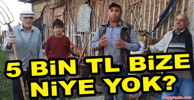 İKRAMİYE ALAMAYAN EMEKLİ ÇİFTÇİLERDEN CUMHURBAŞKANI ERDOĞAN