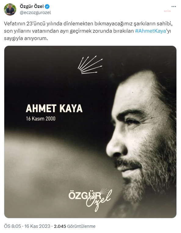 ÖZGÜR ÖZEL: 