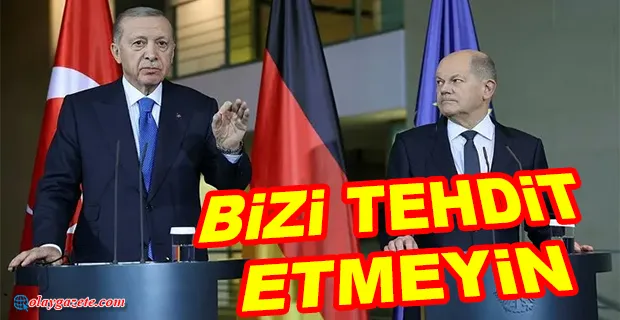 ERDOĞAN ALMAN MUHABİRE ÇIKIŞTI