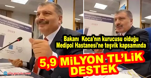 MEDİPOL HASTANESİ’NE TEŞVİK YAĞMIŞ