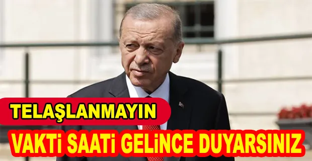 ERDOĞAN’DAN İBB ADAYI YANITI