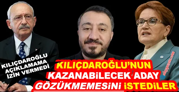 KEMAL ÖZKİRAZ: İYİ PARTİ ANKETLERDE YÜKSEK GÖSTERMEM İÇİN BANA PARA TEKLİF ETTİ