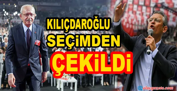KILIÇDAROĞLU  ÇEKİLDİ: DESTEKÇİLERİ SALONU TERK ETTİ