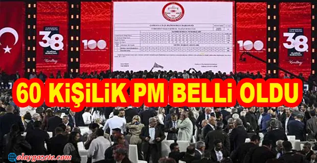 CHP PARTİ MECLİSİ ÜYELERİ BELLİ OLDU! İŞTE SEÇİLEN İSİMLER