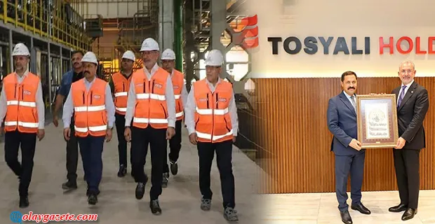 HATAY VALİSİ  MASATLI, TOSYALI DEMİR ÇELİK’E ZİYARET 