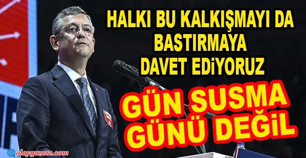 CHP ADALET NÖBETİ BAŞLATIYOR 