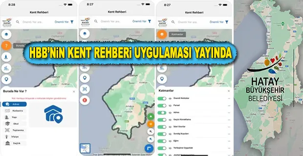 HBB’NİN KENT REHBERİ UYGULAMASI YAYINDA