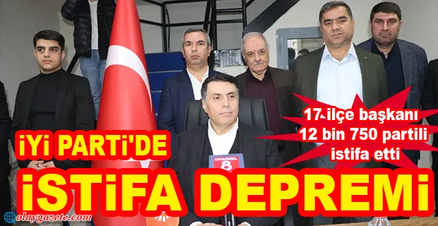 İYİ PARTİ DİYARBAKIR TEŞKİLATI TOPLU İSTİFA ETTİ