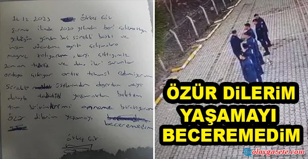 UZMAN ÇAVUŞ MEKTUP YAZIP CANINA KIYDI! İTİLDİĞİ GÖRÜNTÜLER ORTAYA ÇIKTI