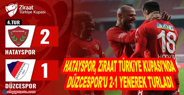 ATAKAŞ HATAYSPOR: 2 – DÜZCE CAM DÜZCESPOR: 1