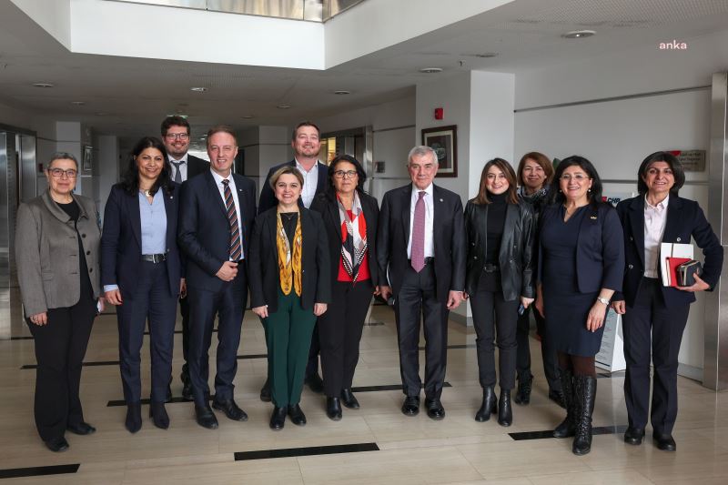 ALMAN SOSYAL DEMOKRAT PARTİSİ MİLLETVEKİLLERİ CHP GENEL MERKEZİNDE 