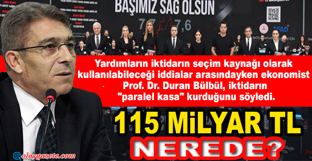 DEPREMZEDELER İÇİN TOPLANAN PARAYLA İLGİLİ DİKKAT ÇEKEN İDDİA