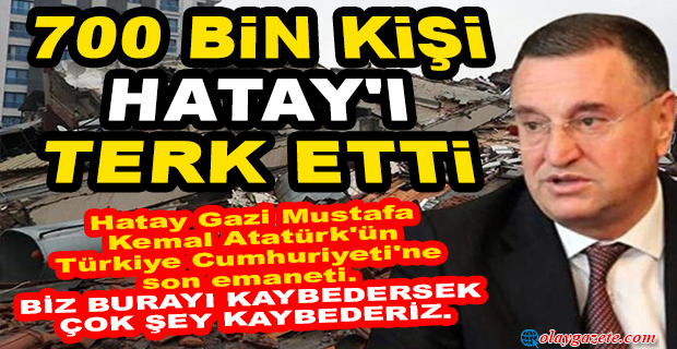 LÜTFÜ SAVAŞ, HATAY