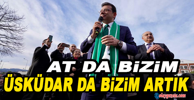 İMAMOĞLU: BUGÜNÜN İKTİDARINA, MİLADIN DOLDU, HADİ GÜLE GÜLE’ DİYECEĞİZ