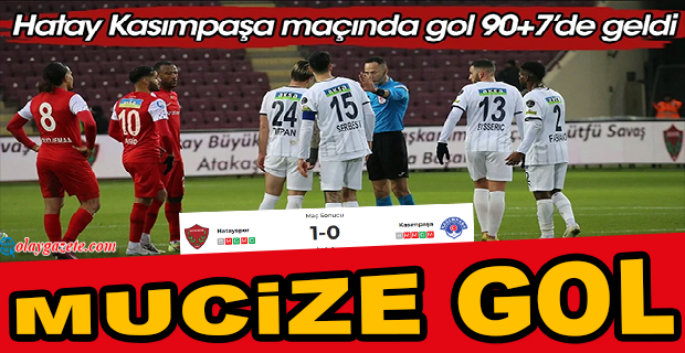 HATAYSPOR-KASIMPAŞA: 1-0