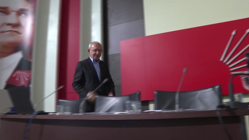 CHP PARTİ MECLİSİ, KILIÇDAROĞLU BAŞKANLIĞINDA TOPLANDI