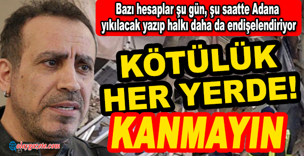 HALUK LEVENT’TEN DEPREM UYARISI