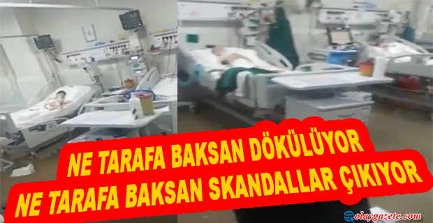 ŞANLIURFA’NIN EYYÜBİYE İLÇESİNDEKİ HASTANENİN YOĞUN BAKIM SERVİSİNİ SU BASTI... 