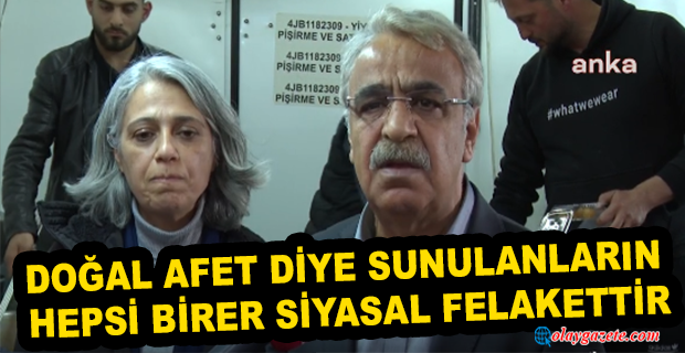 MİTHAT SANCAR, DEPREM BÖLGESİ İSKENDERUN’DA