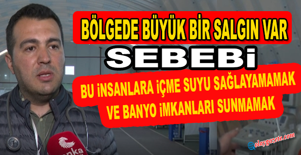 İSKENDERUN SAHRA HASTANESİ BAŞHEKİMİ HASAN SAMİ ÖZVARİNLİ: “BÖLGEDE BÜYÜK BİR SALGIN VAR